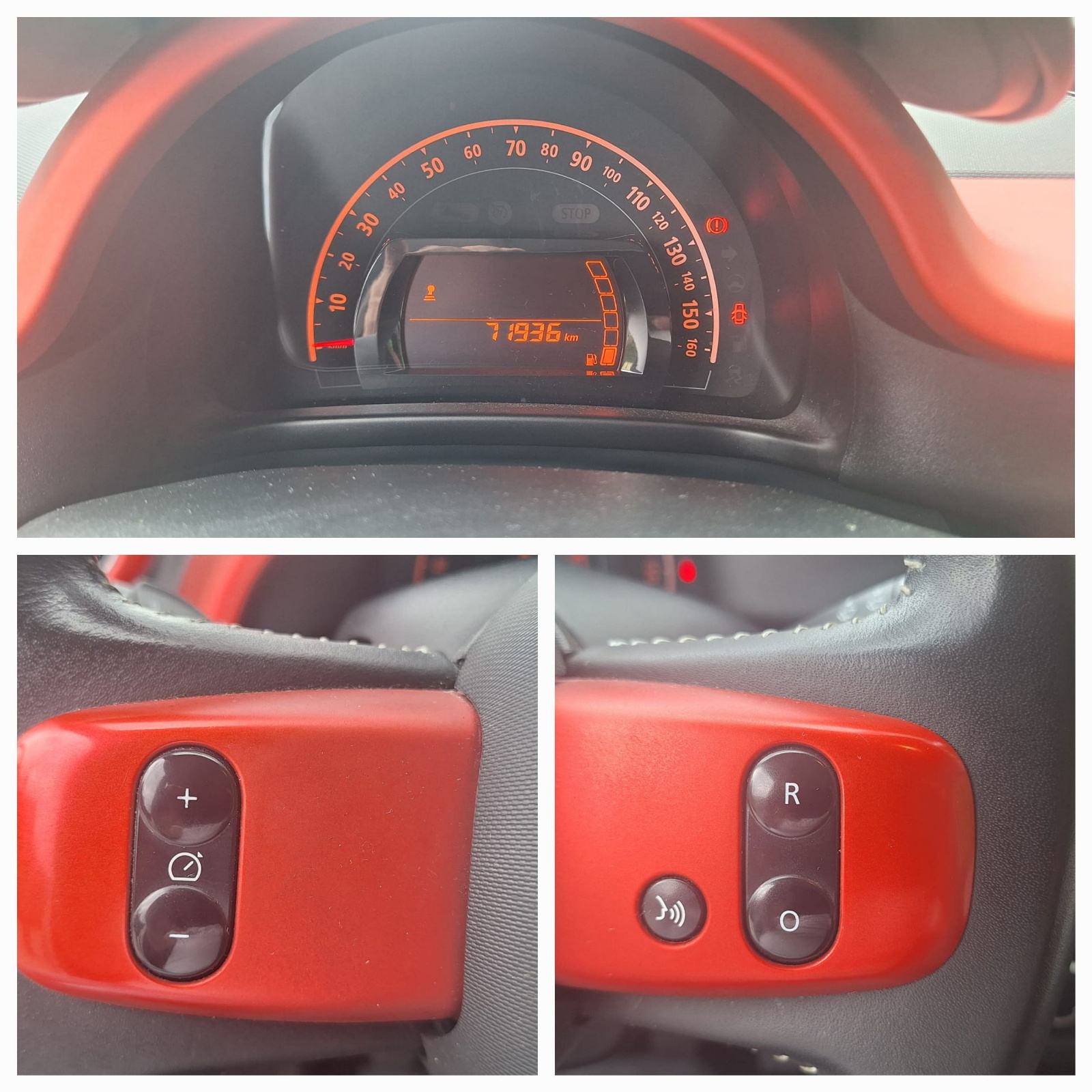 Renault Twingo 1.0 CABRIO-POMIČNI KROV 72.000 km OVL. SERVIS REG 1 GOD, fotografija 17