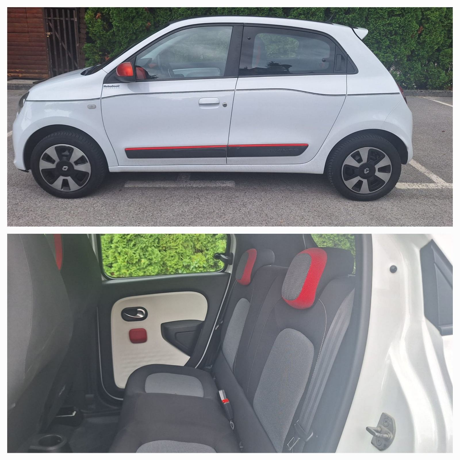 Renault Twingo 1.0 CABRIO-POMIČNI KROV 72.000 km OVL. SERVIS REG 1 GOD, fotografija 19