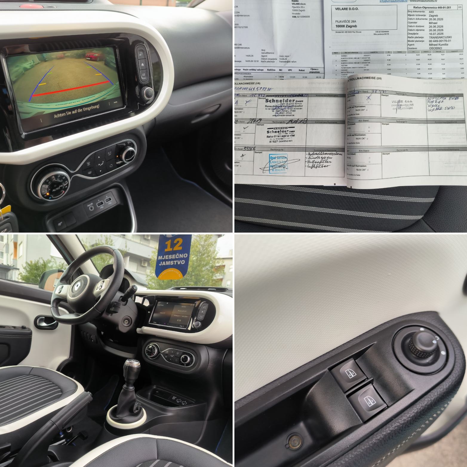 Renault Twingo 1.0 INTENS, SERVISNA, JAMSTVO, REG. 1 GODINU, fotografija 17