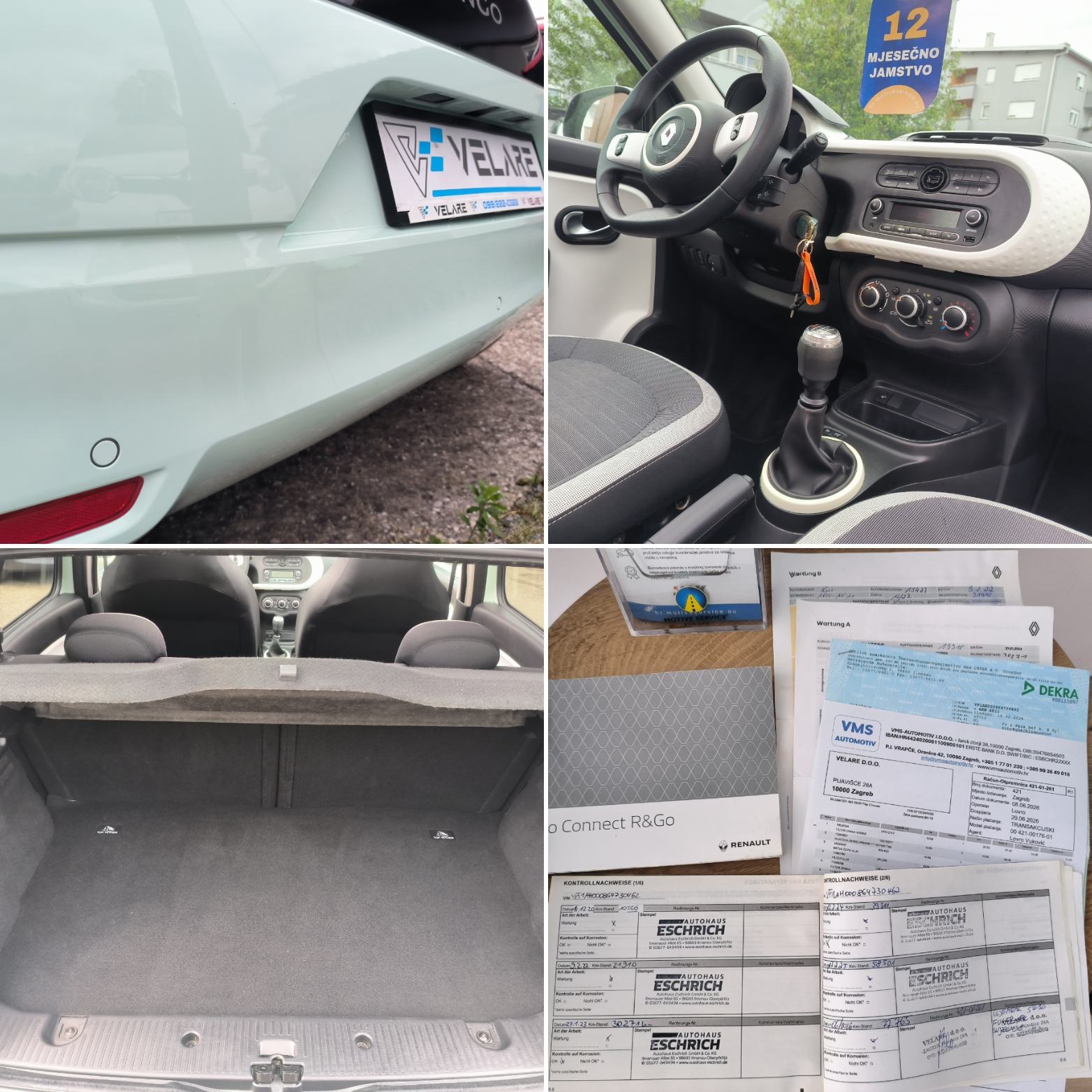 Renault Twingo 1.0 LIMITED, EL. KROV, SERVISNA, JAMSTVO, REG. 1 GODINU, fotografija 17