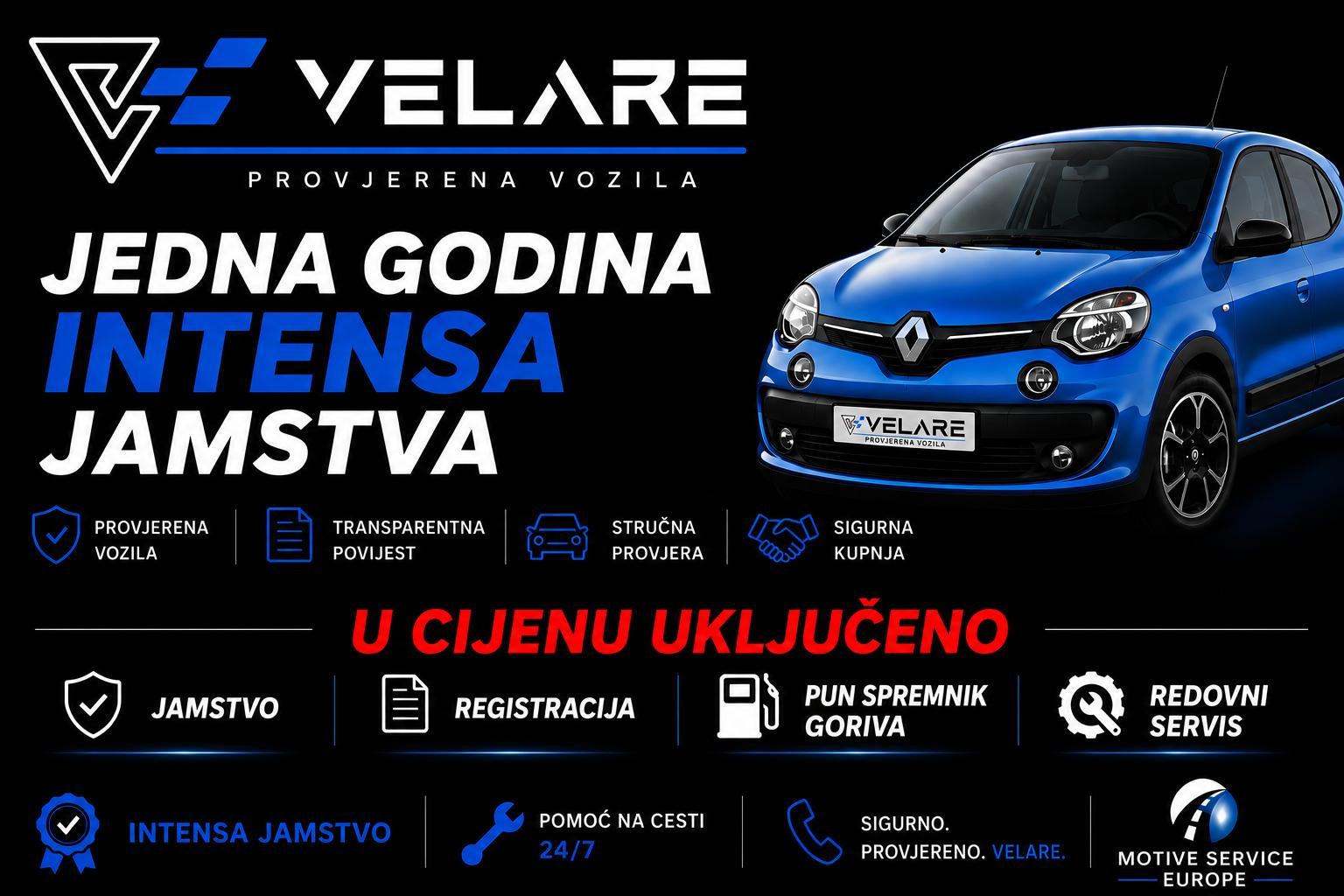 Renault Twingo 1.0 LIMITED, SERVISNA, JAMSTVO, REG. 1 GODINU, fotografija 18