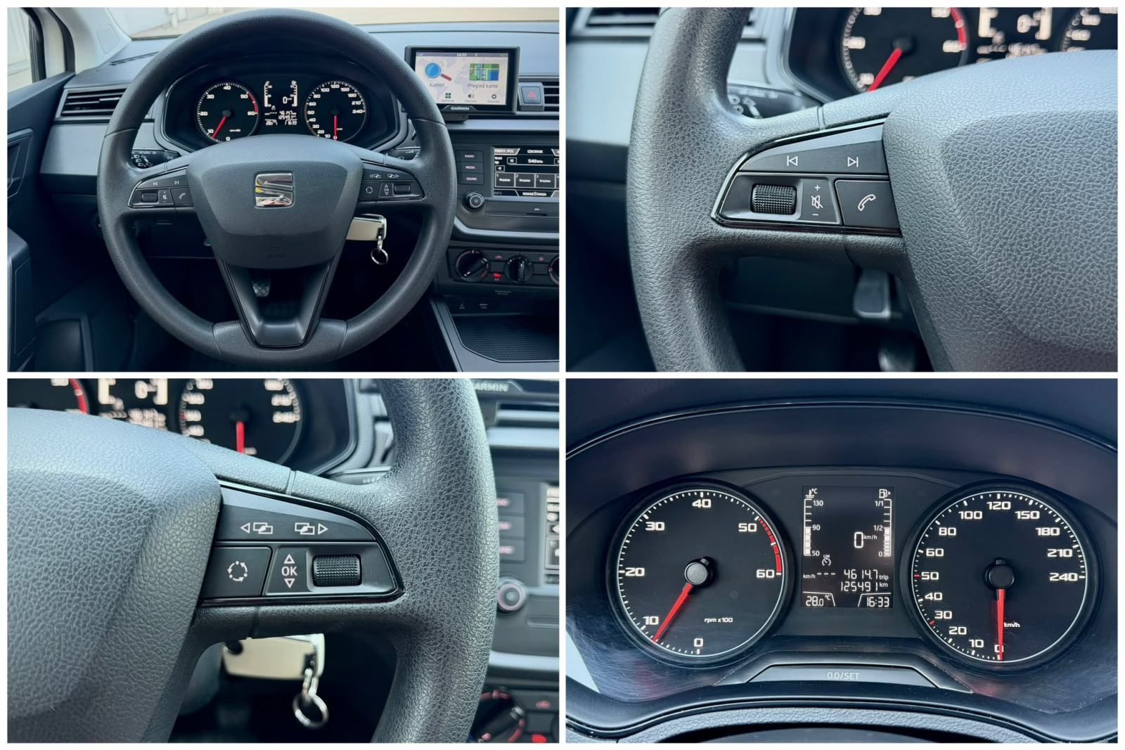 Seat Ibiza 1,6TDI 59kw 2018g KUPLJENA U RH, DODATNE 4 ZIMSKE GUME⭐⭐⭐⭐⭐, fotografija 16