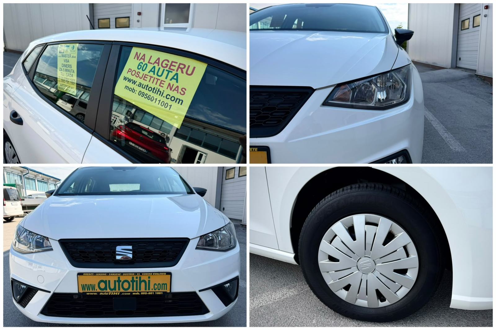 Seat Ibiza 1,6TDI 59kw 2018g KUPLJENA U RH, DODATNE 4 ZIMSKE GUME⭐⭐⭐⭐⭐, fotografija 9