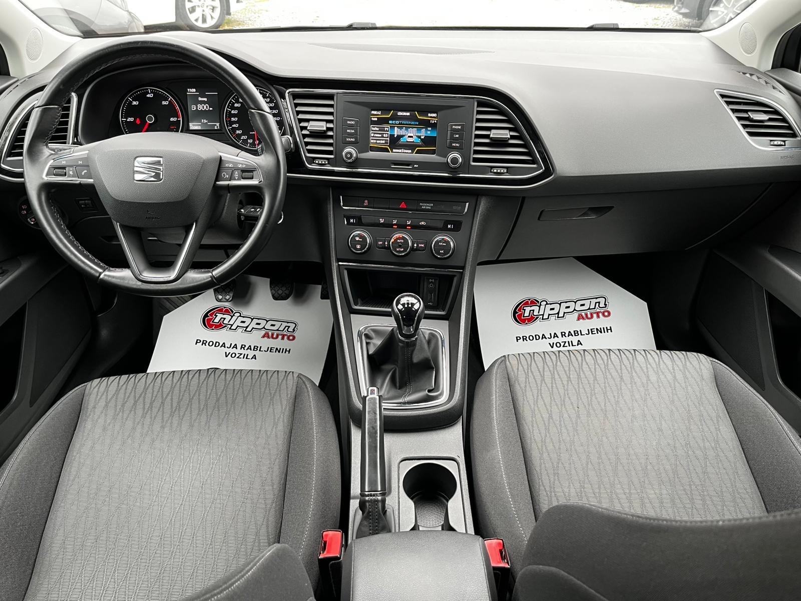 Seat Leon 1,6 TDI KLIMA - TEMPOMAT - AUTOKREDIT, fotografija 11