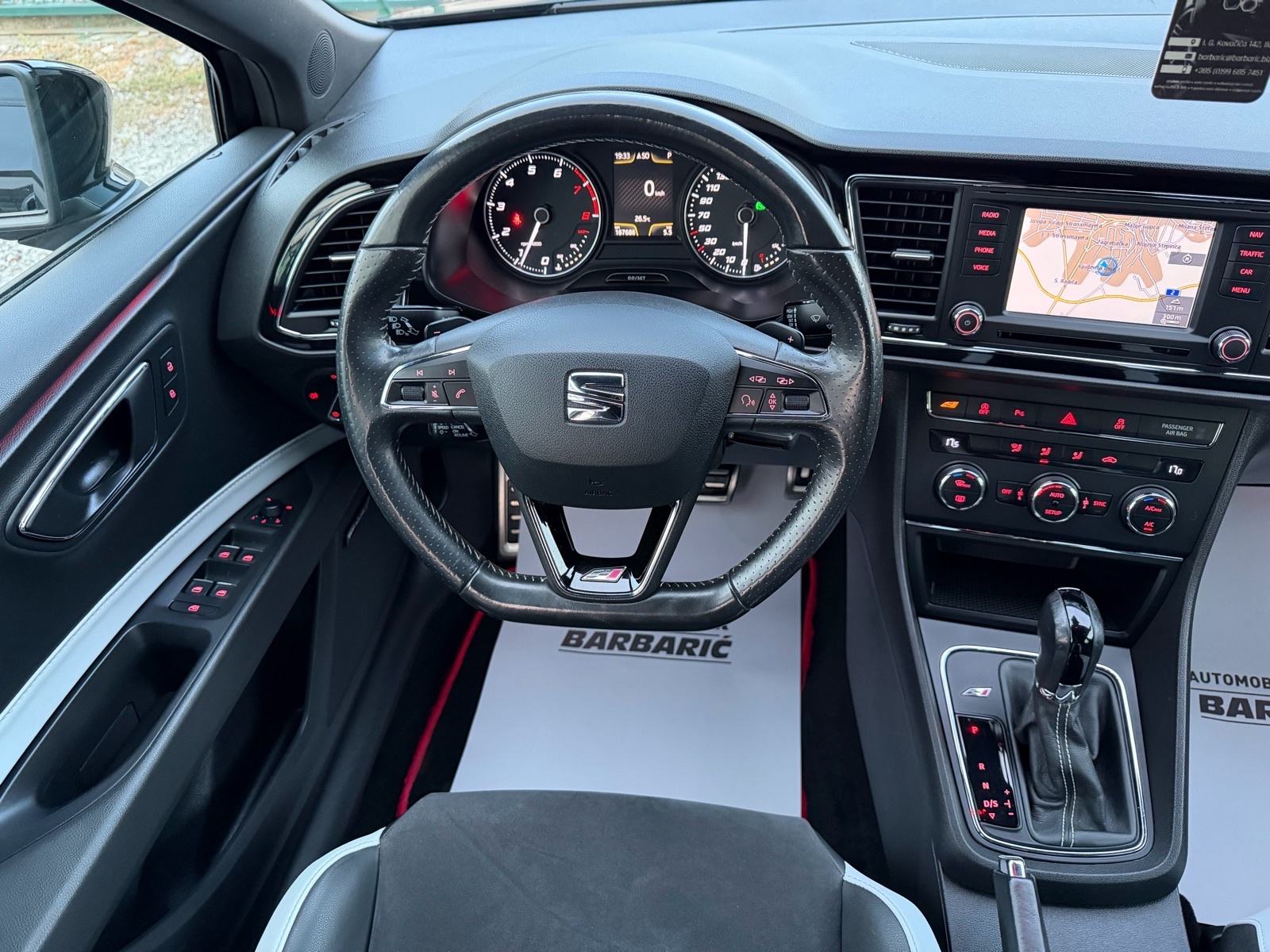 Seat Leon 2,0 TSI CUPRA,280KS,BULLX ISPUH,ACC,Veliki servis,DSG, fotografija 15