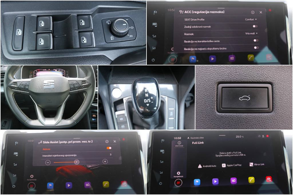 Seat Tarraco 2.0 TDI Automatik Style 7-Sjedišta VIRTUAL 150 KS, fotografija 11