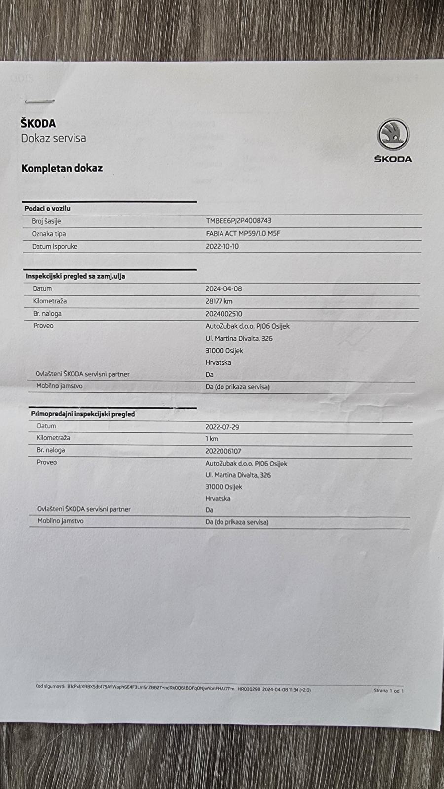 Škoda Fabia 1,0 MPI Active "1. Vlasnik" Nije uvoz"67.000km"TOP STANJE", fotografija 19
