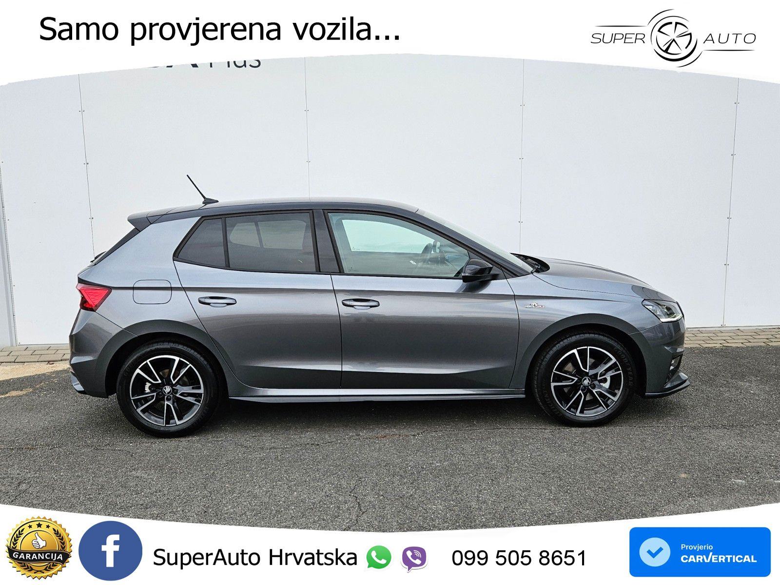 Škoda Fabia 1.0 TSI Aut. Monte Carlo 116 KS, KAM+KEY+GR SJED+LED+VIRT, fotografija 5