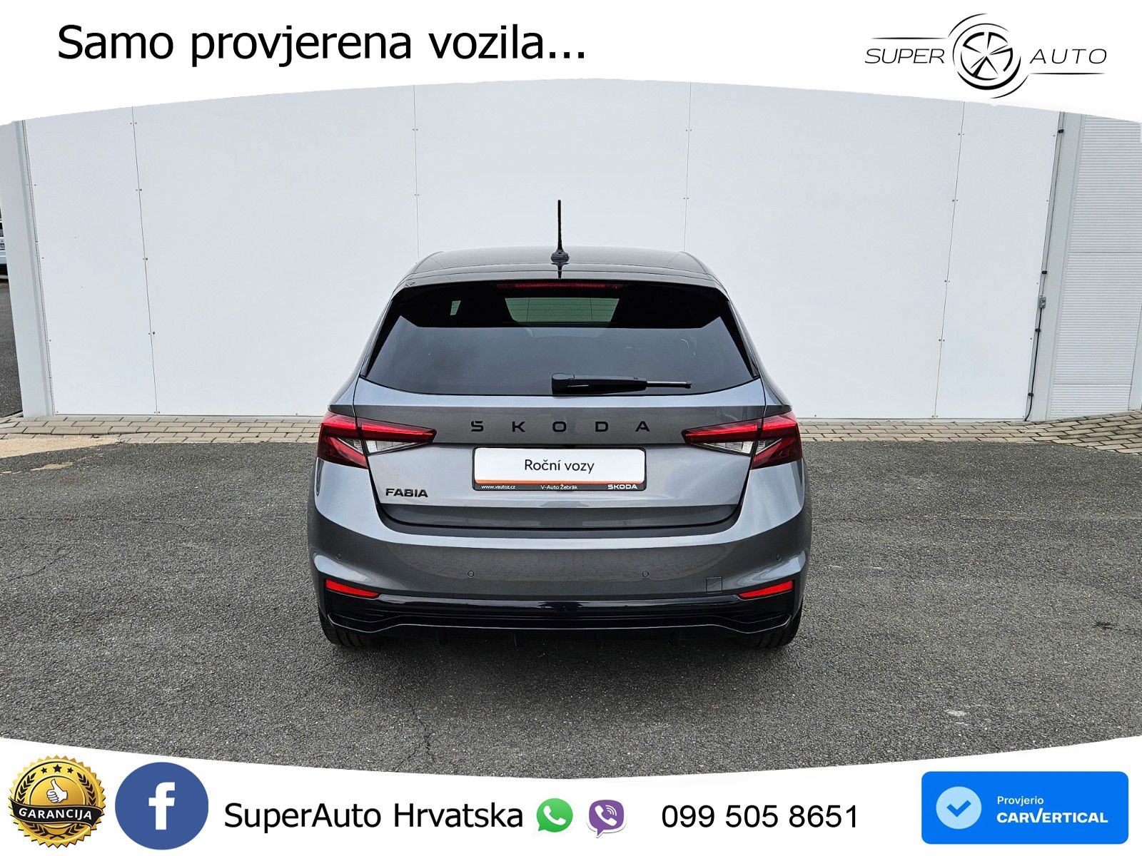 Škoda Fabia 1.0 TSI Aut. Monte Carlo 116 KS, KAM+KEY+GR SJED+LED+VIRT, fotografija 7