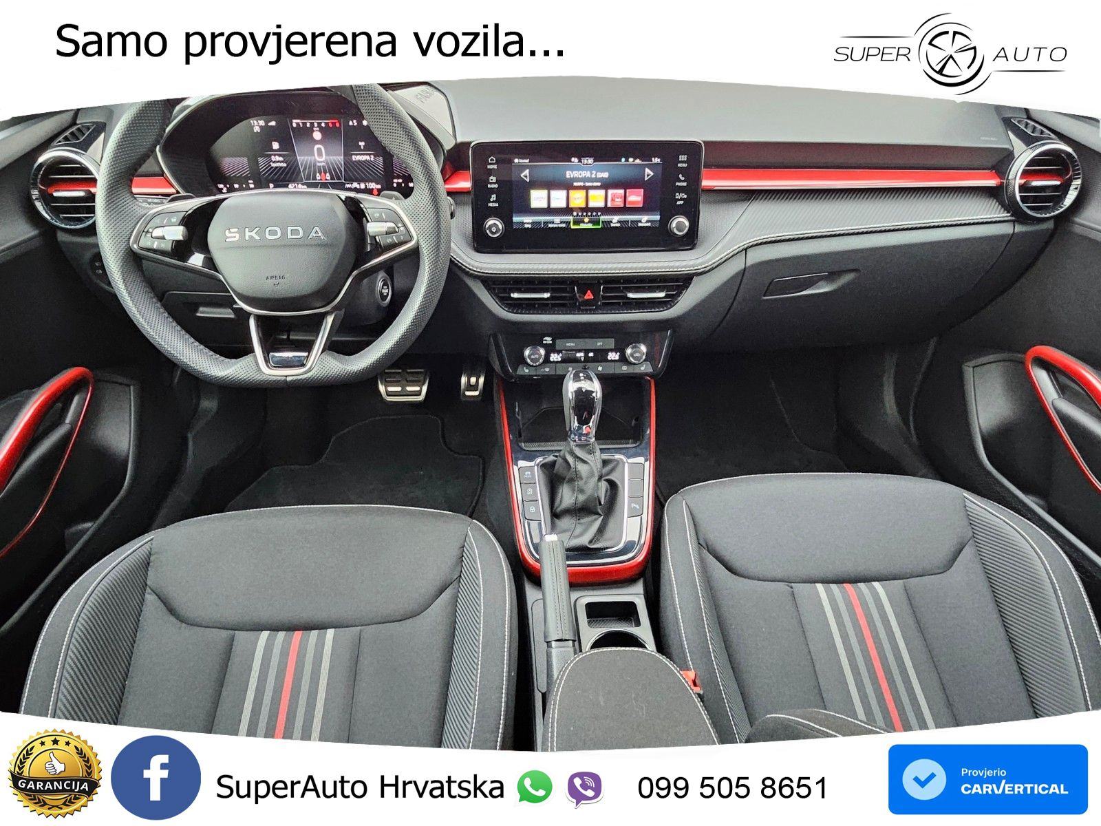 Škoda Fabia 1.0 TSI Aut. Monte Carlo 116 KS, KAM+KEY+GR SJED+LED+VIRT, fotografija 10