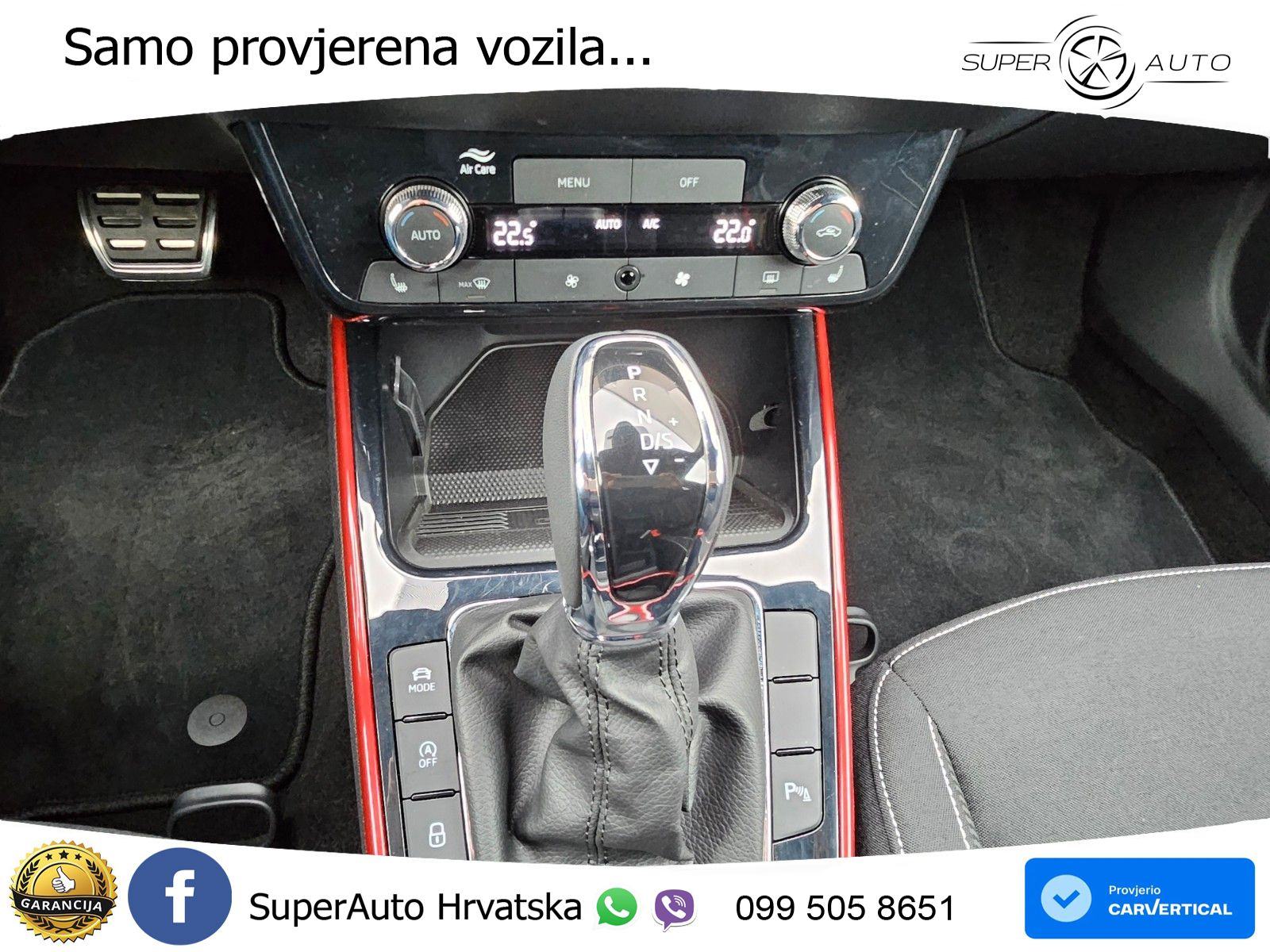 Škoda Fabia 1.0 TSI Aut. Monte Carlo 116 KS, KAM+KEY+GR SJED+LED+VIRT, fotografija 11