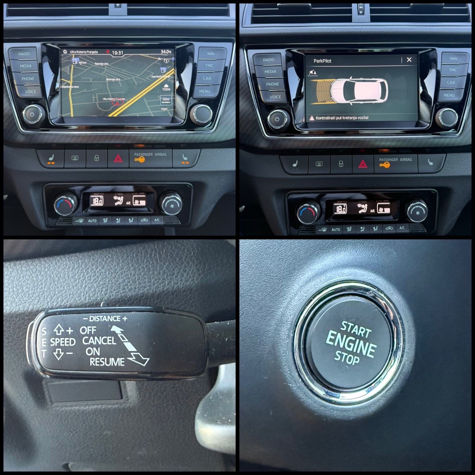 Škoda Fabia 1.0TSI MONTE CARLO 63000km! Navigacija,radar,stakleni krov, fotografija 18