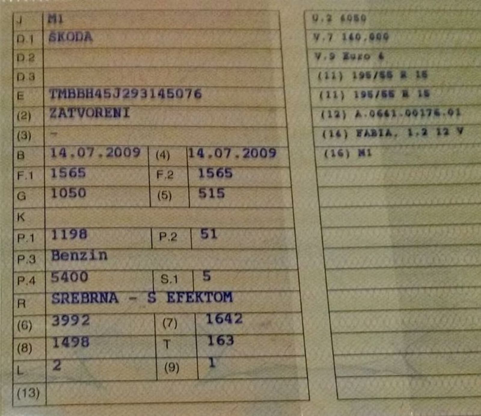 Škoda Fabia 1,2, fotografija 12