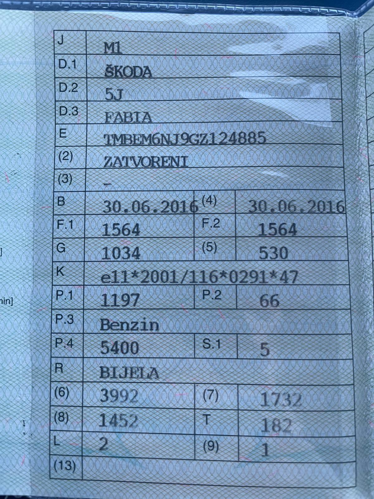 Škoda Fabia 1,2 TSI, fotografija 7