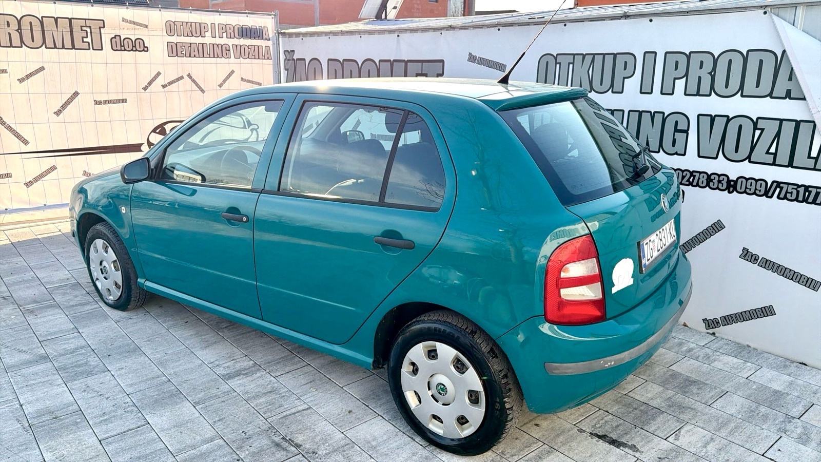 Škoda Fabia 1,4 = KLIMA= REG-2 MJ 27 * 200TKM HR- AUTO, pogled izvana - slika 2