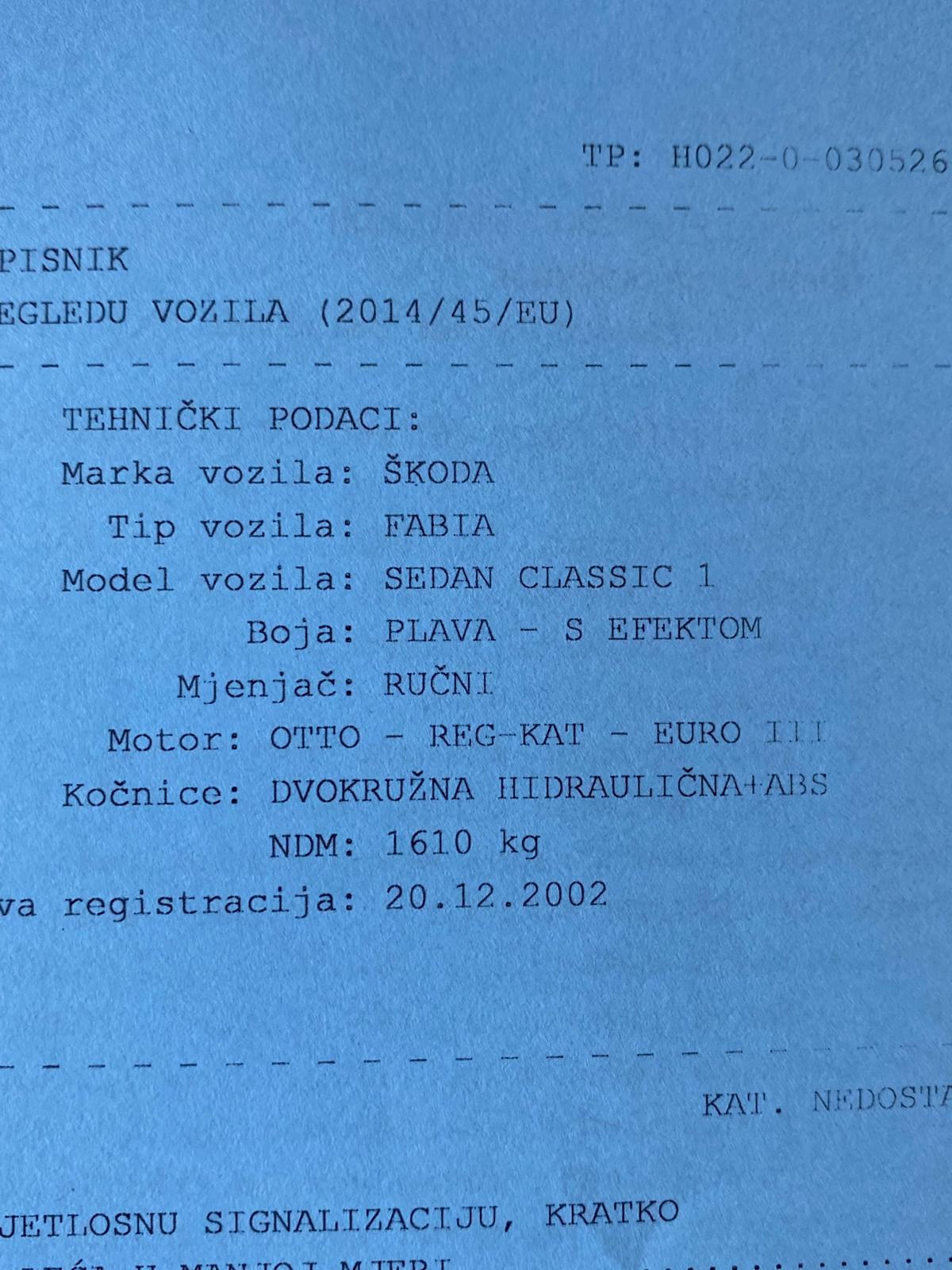 Škoda Fabia 1,4, fotografija 5