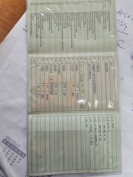 Škoda Fabia 1,9 SDI, fotografija 12