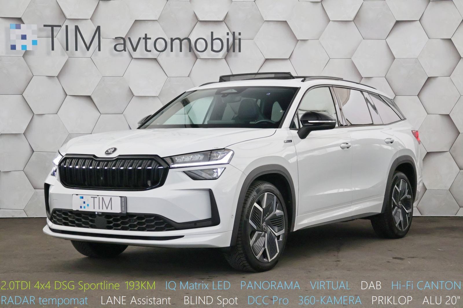 Škoda Kodiaq 4x4 2.0TDI DSG Sportline 193KS PANO DCC 360-KAMERA, fotografija 1