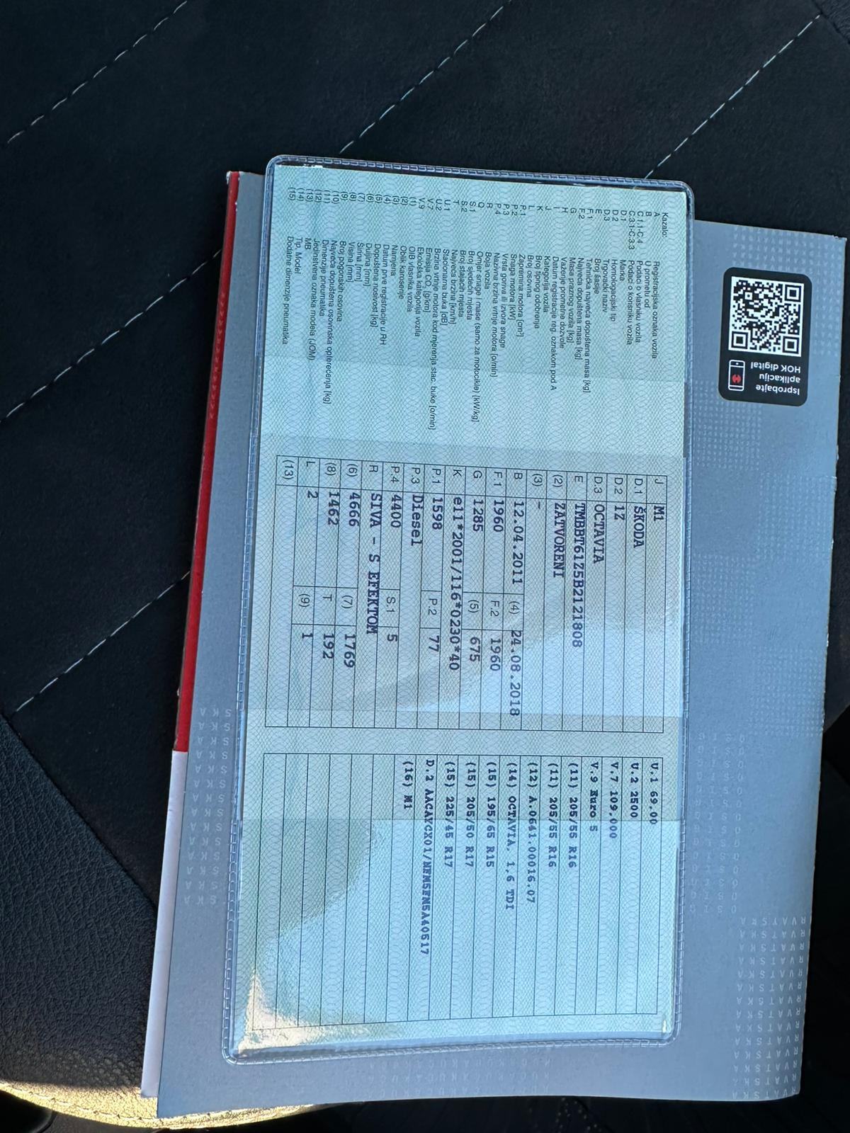 Škoda Octavia 1,6 TDI, registiran 09/2026, fotografija 18