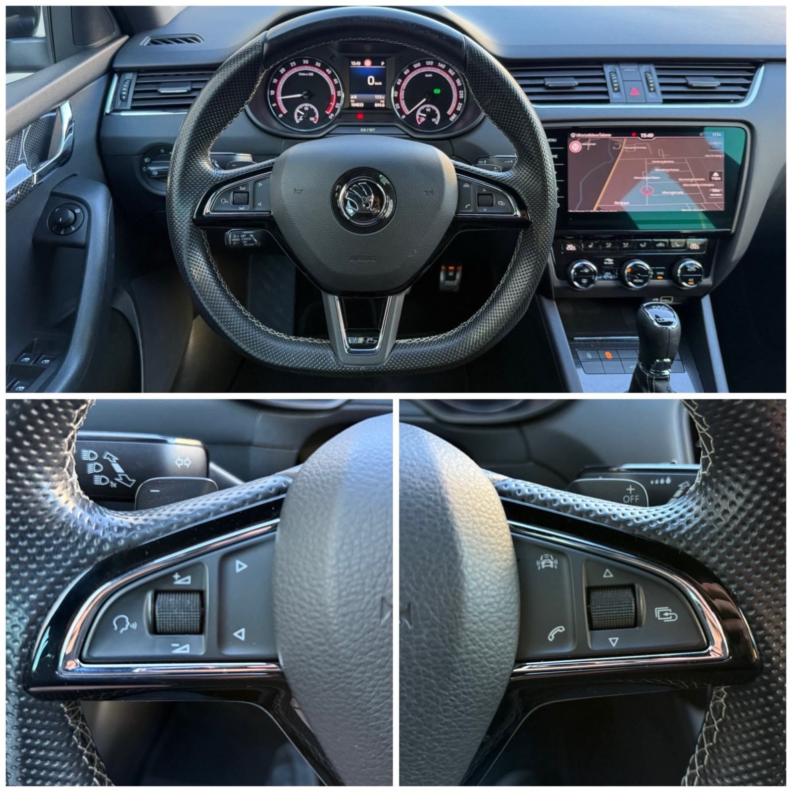 Škoda Octavia 2.0 TDI RS DSG °VELIKA NAVI°KAMERA°MRTVI KUT°REG:2/2027°, fotografija 20