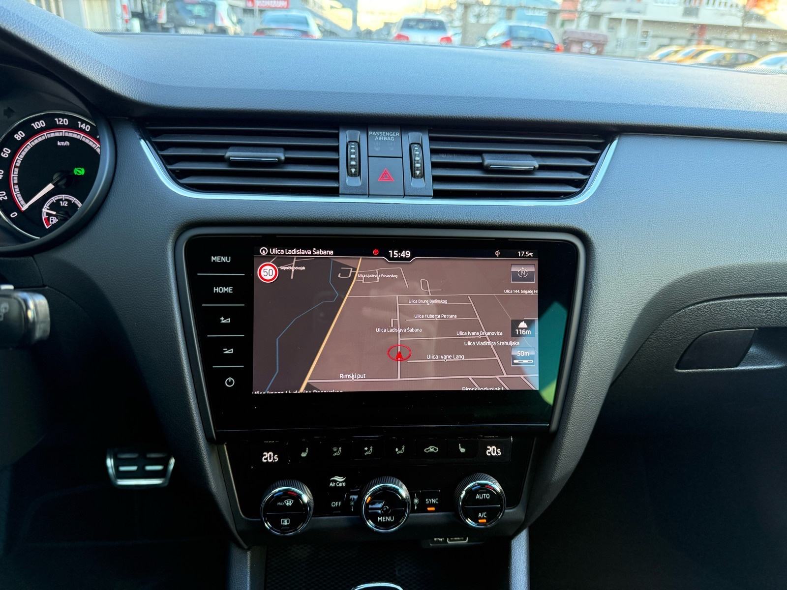Škoda Octavia 2.0 TDI RS DSG °VELIKA NAVI°KAMERA°MRTVI KUT°REG:2/2027°, fotografija 14