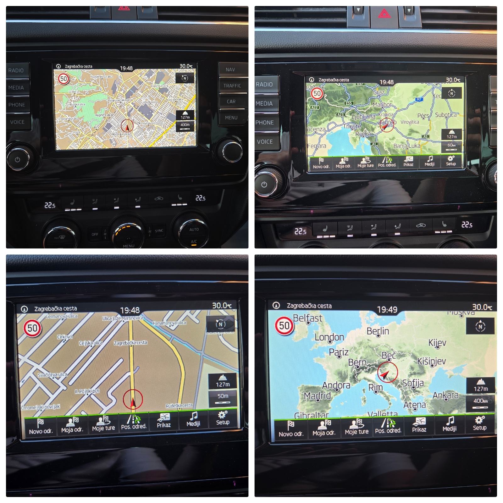 ŠKODA OCTAVIA 1,6 TDI-NAVIGACIJA-2xPARK SENZORI-AUTOM KLIMA-TEMPOMAT, fotografija 17