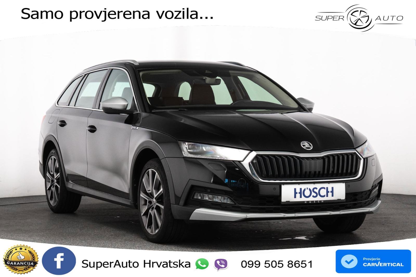 Škoda Octavia Combi 2.0 TDI 4x4 DSG Scout 150 KS, KAM+GR SJED+HEAD+MAS, fotografija 3