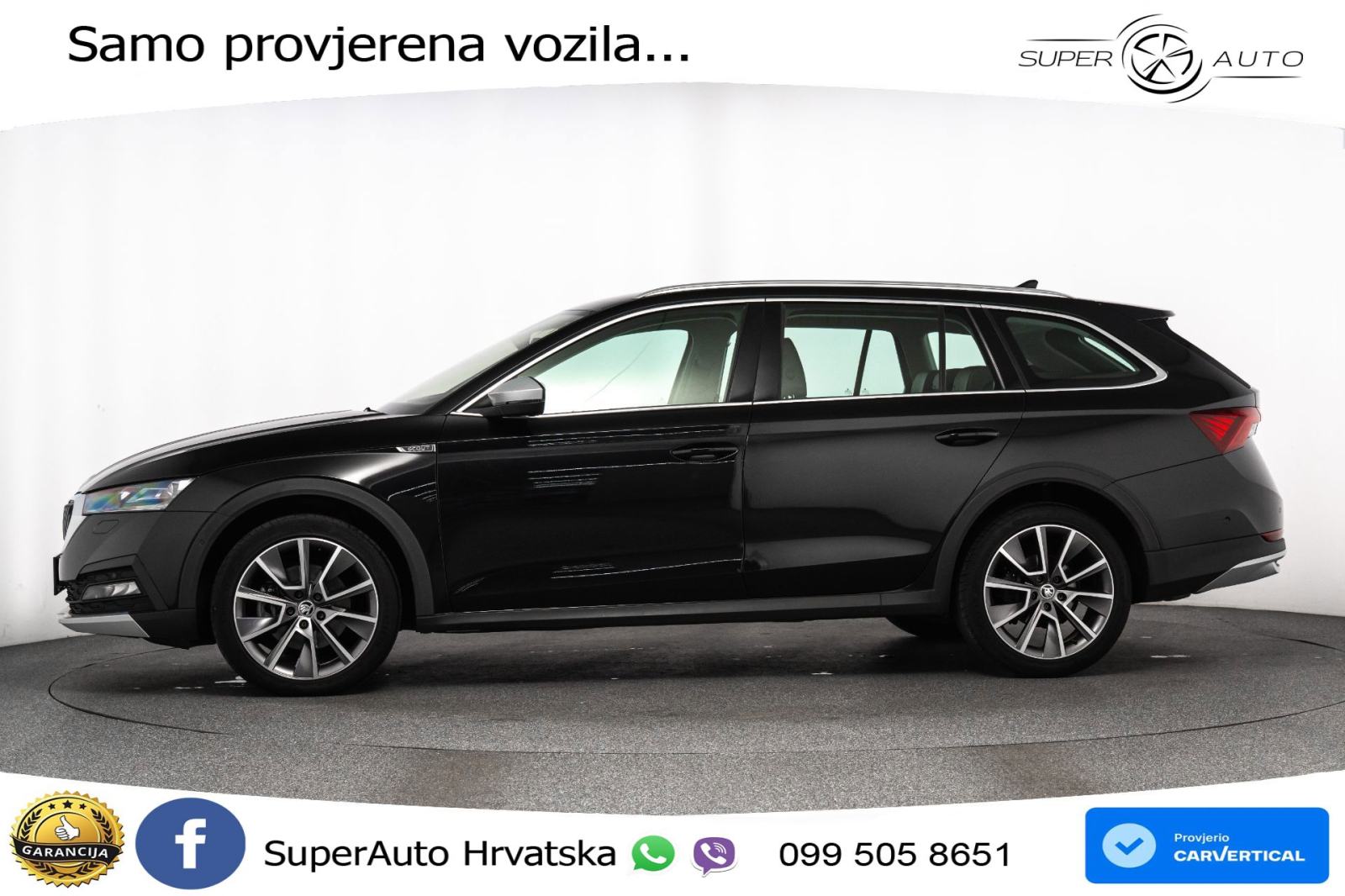Škoda Octavia Combi 2.0 TDI 4x4 DSG Scout 150 KS, KAM+GR SJED+HEAD+MAS, fotografija 4
