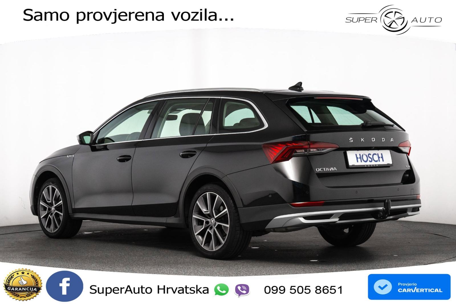 Škoda Octavia Combi 2.0 TDI 4x4 DSG Scout 150 KS, KAM+GR SJED+HEAD+MAS, fotografija 5