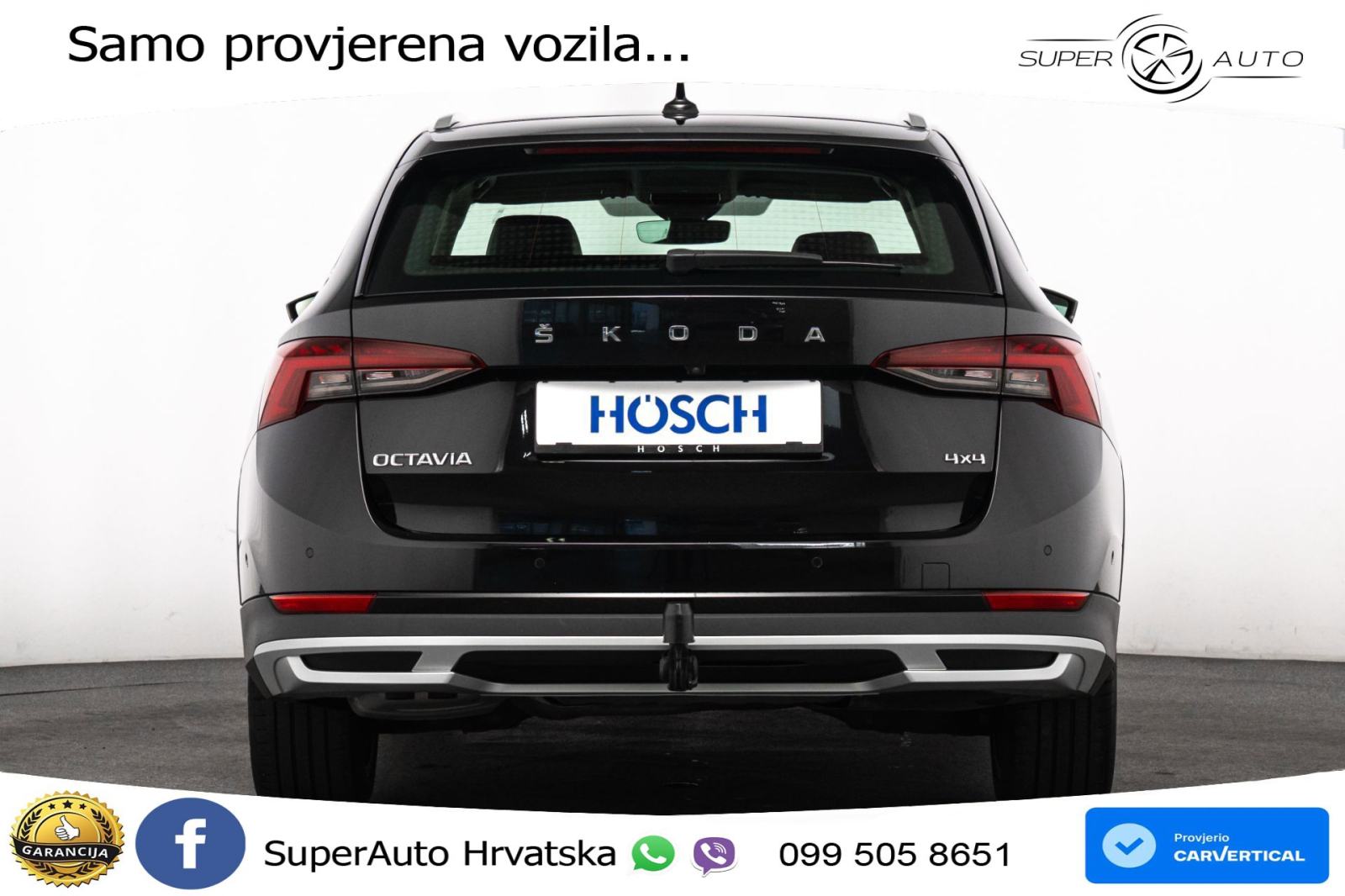 Škoda Octavia Combi 2.0 TDI 4x4 DSG Scout 150 KS, KAM+GR SJED+HEAD+MAS, fotografija 6