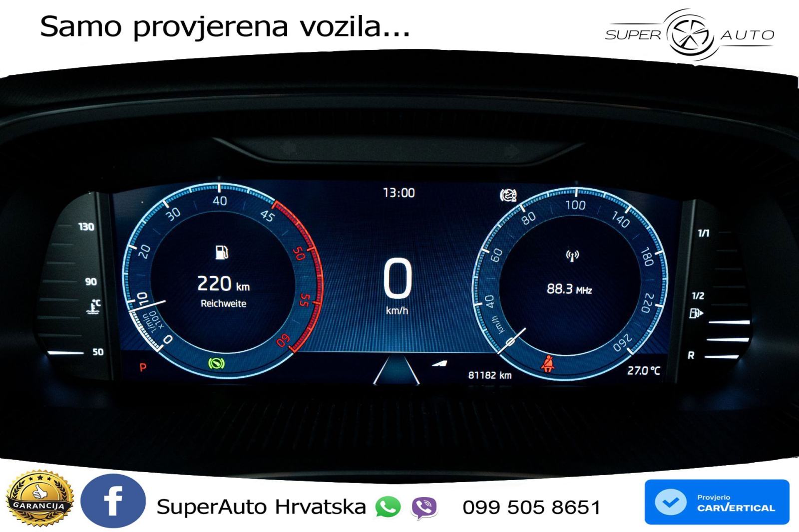 Škoda Octavia Combi 2.0 TDI 4x4 DSG Scout 150 KS, KAM+GR SJED+HEAD+MAS, fotografija 9