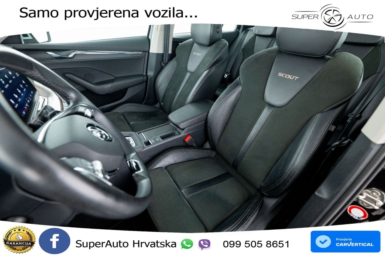Škoda Octavia Combi 2.0 TDI 4x4 DSG Scout 150 KS, KAM+GR SJED+HEAD+MAS, fotografija 11
