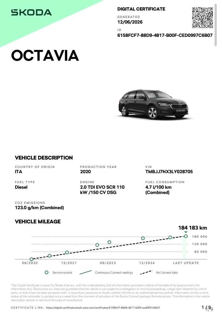 Škoda Octavia Combi 2,0 TDI, fotografija 18
