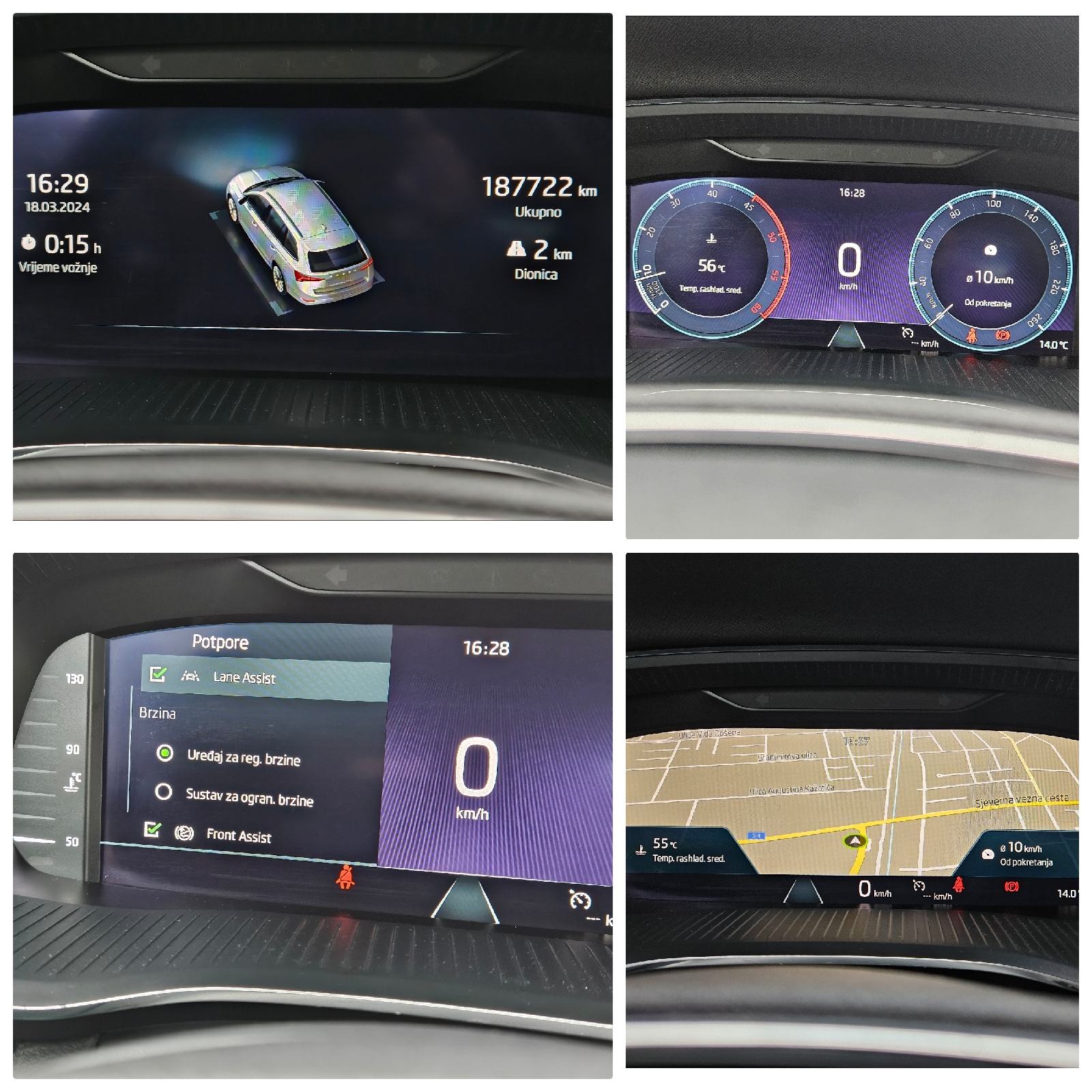 Škoda Octavia Combi 2,0 TDI/VELIKI SERVIS/VIRTUAL/KOŽA/KUKA/NAVI..., fotografija 11