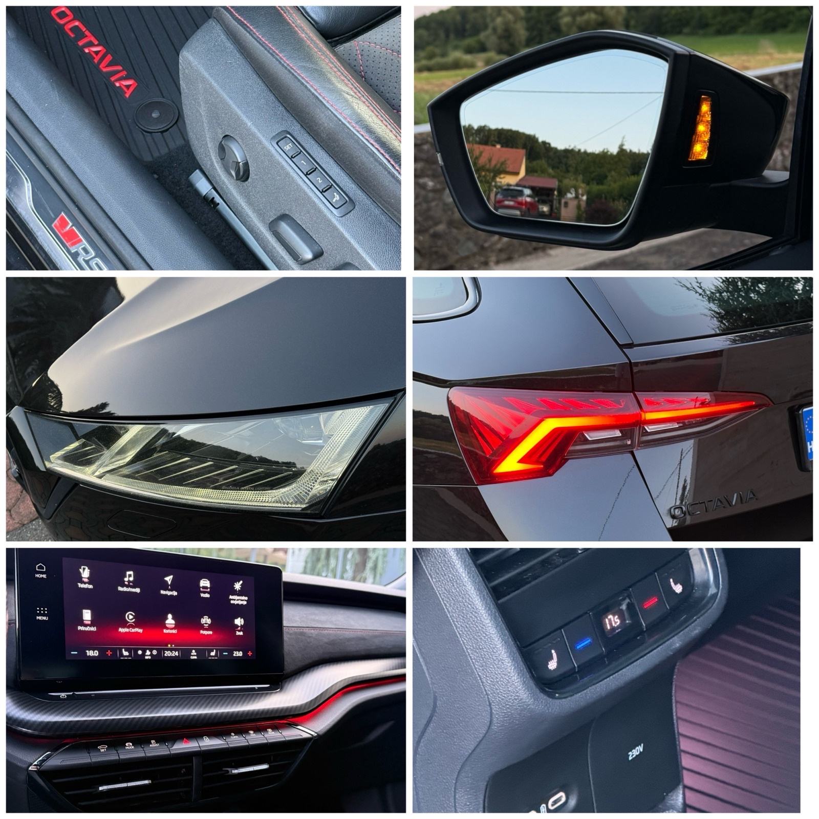 Škoda Octavia RS PLUS 2,0 TDI DSG, PANORAMA, REGISTRIRAN, NAVI, fotografija 18