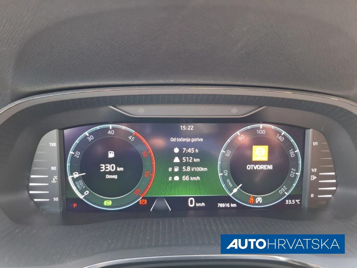 ŠKODA OCTAVIA Style 2.0 TDI DSG - TVORNIČKO JAMSTVO, 24.900,00 €, fotografija 20