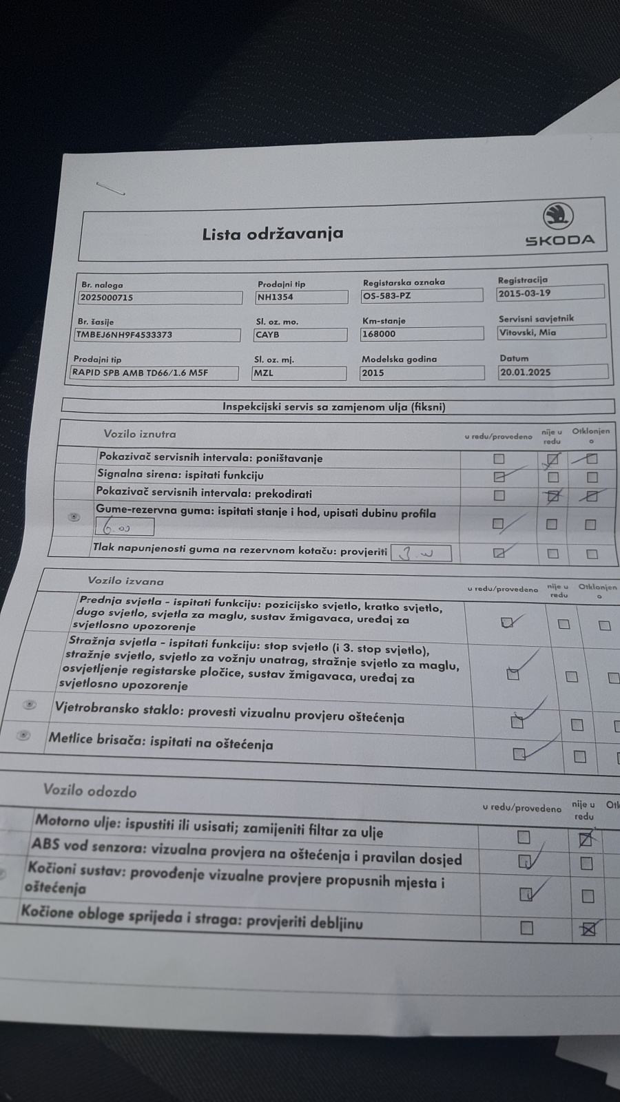 Škoda Rapid 1,6 TDI reg.03 2027, fotografija 12