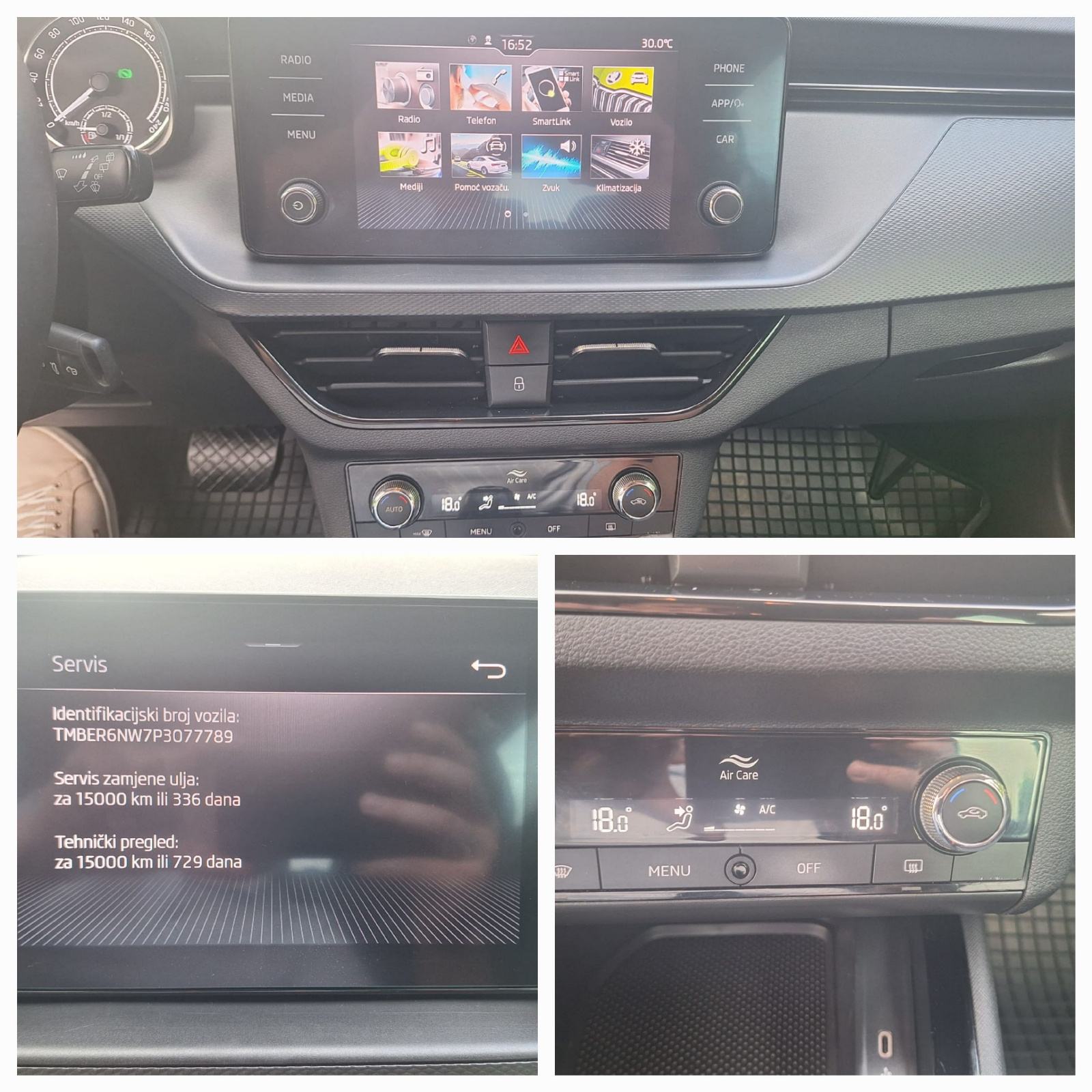 Škoda Scala 1.0 110 ks AUTOMATIK HR VOZILO reg. do 02/27, fotografija 19