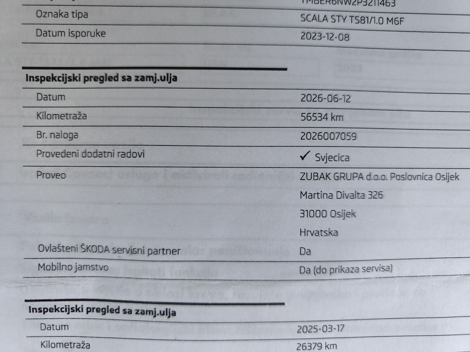 Škoda Scala 1.0 TSI Inspire | HR auto | 1. vlasnik | Jamstvo | Reg. 12, fotografija 18