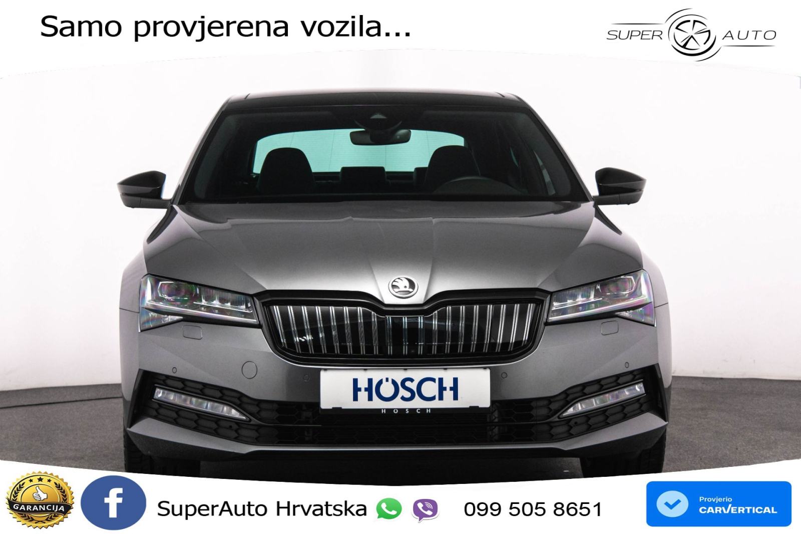 Škoda Superb 1.4 TSI DSG Sportline 218 KS, ACC+360+GR SJED+PANO+VIRT+N, fotografija 2