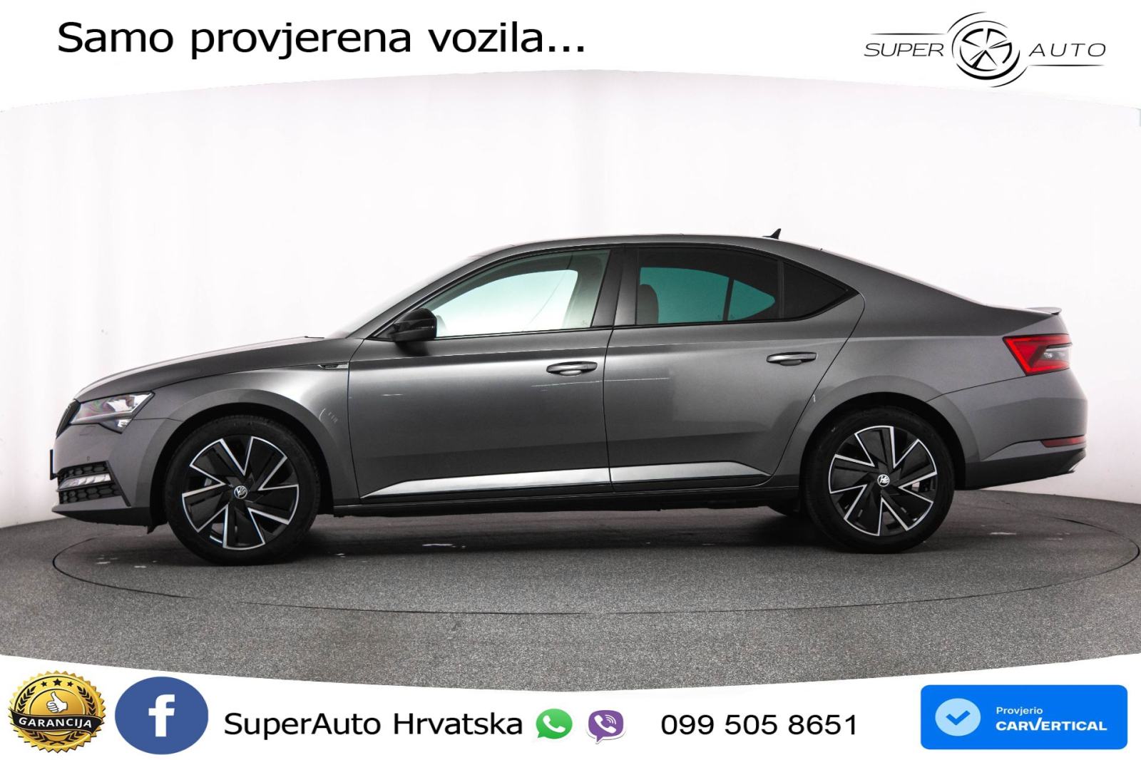 Škoda Superb 1.4 TSI DSG Sportline 218 KS, ACC+360+GR SJED+PANO+VIRT+N, fotografija 4