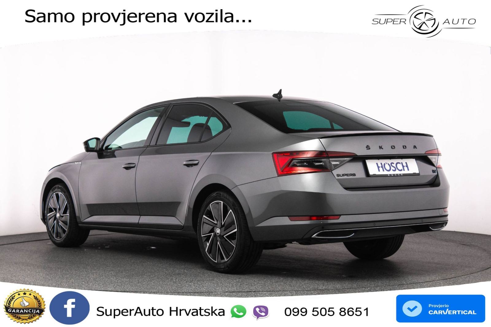 Škoda Superb 1.4 TSI DSG Sportline 218 KS, ACC+360+GR SJED+PANO+VIRT+N, fotografija 5