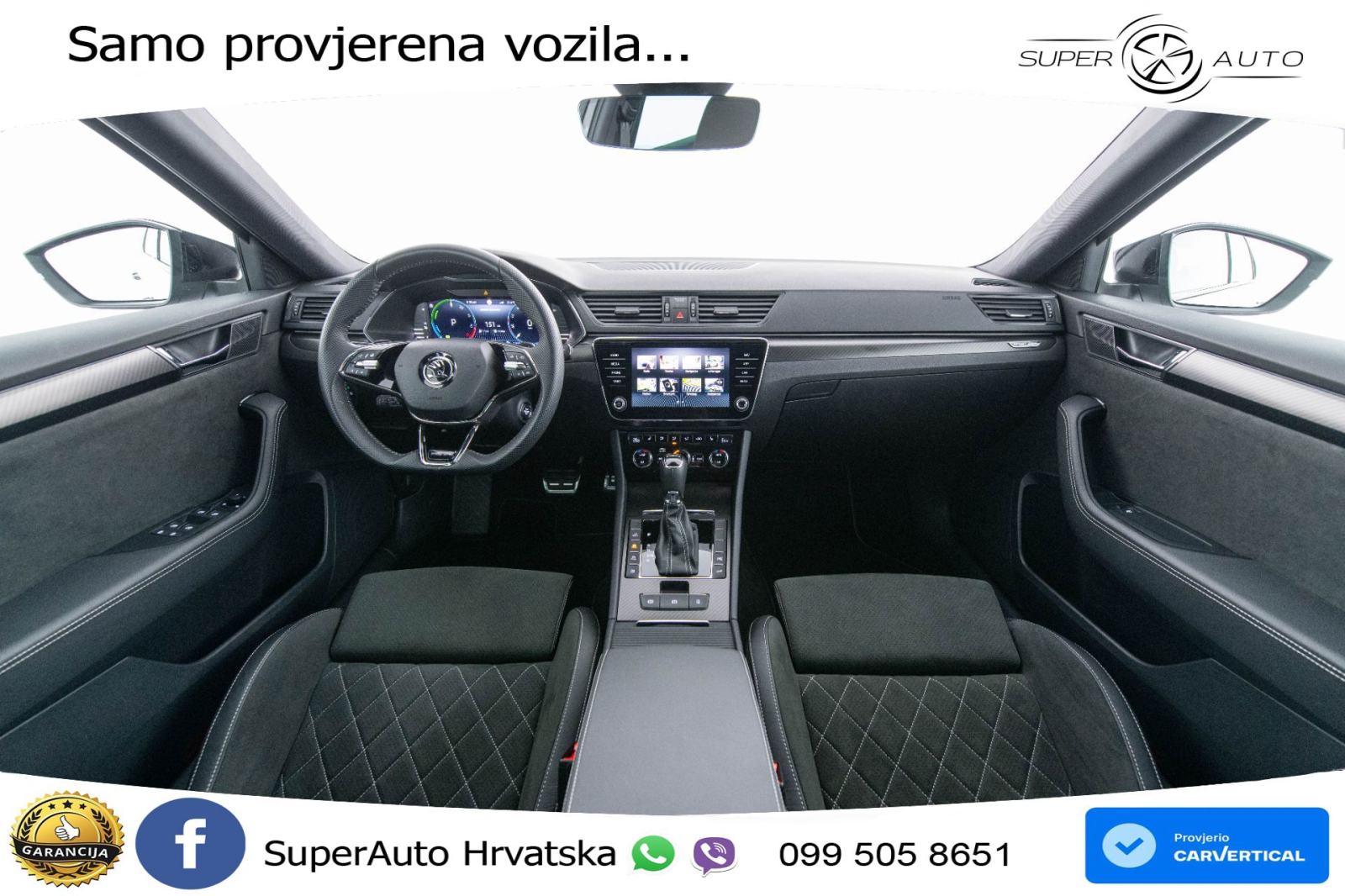 Škoda Superb 1.4 TSI DSG Sportline 218 KS, ACC+360+GR SJED+PANO+VIRT+N, fotografija 7