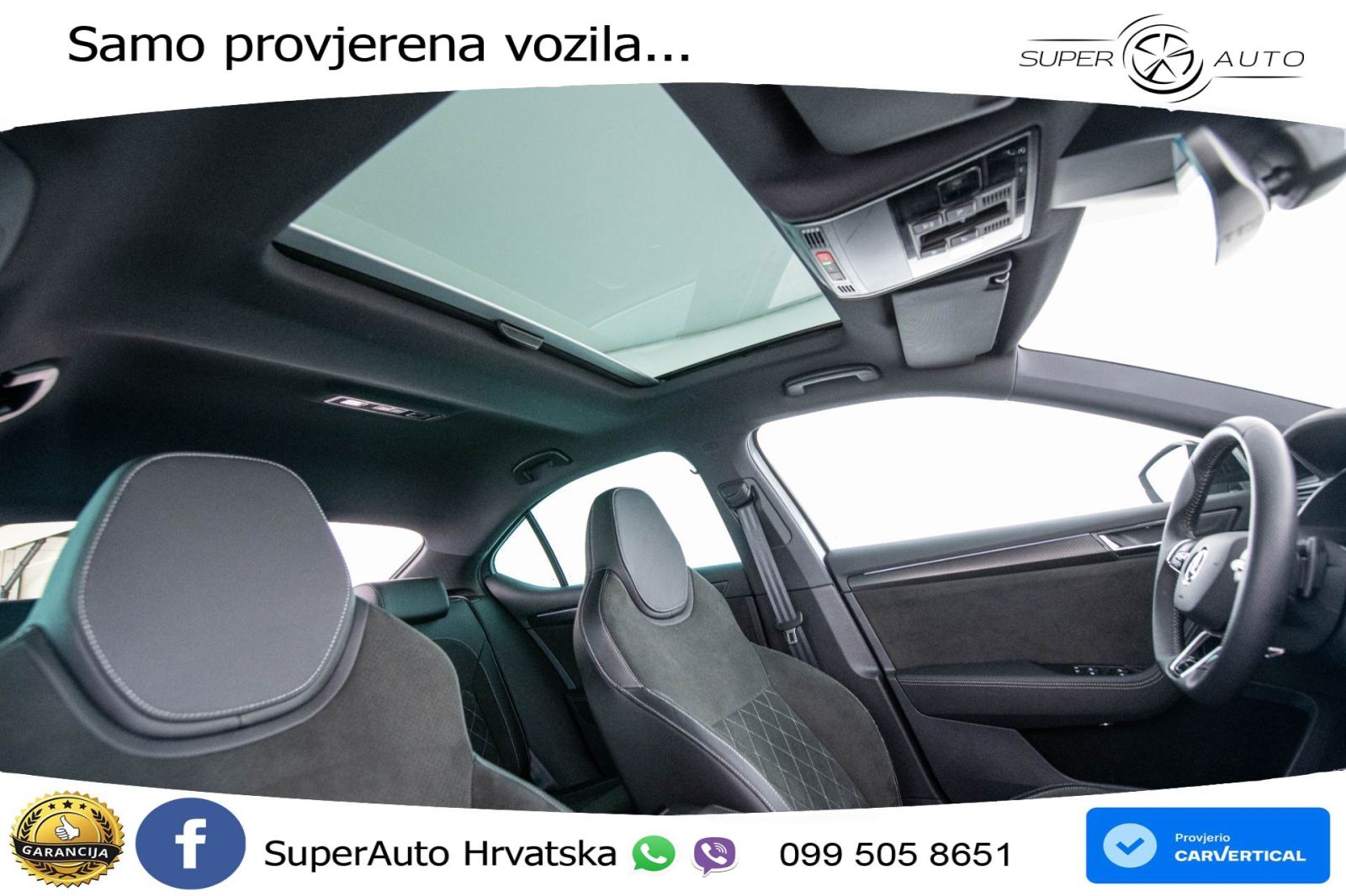 Škoda Superb 1.4 TSI DSG Sportline 218 KS, ACC+360+GR SJED+PANO+VIRT+N, fotografija 13
