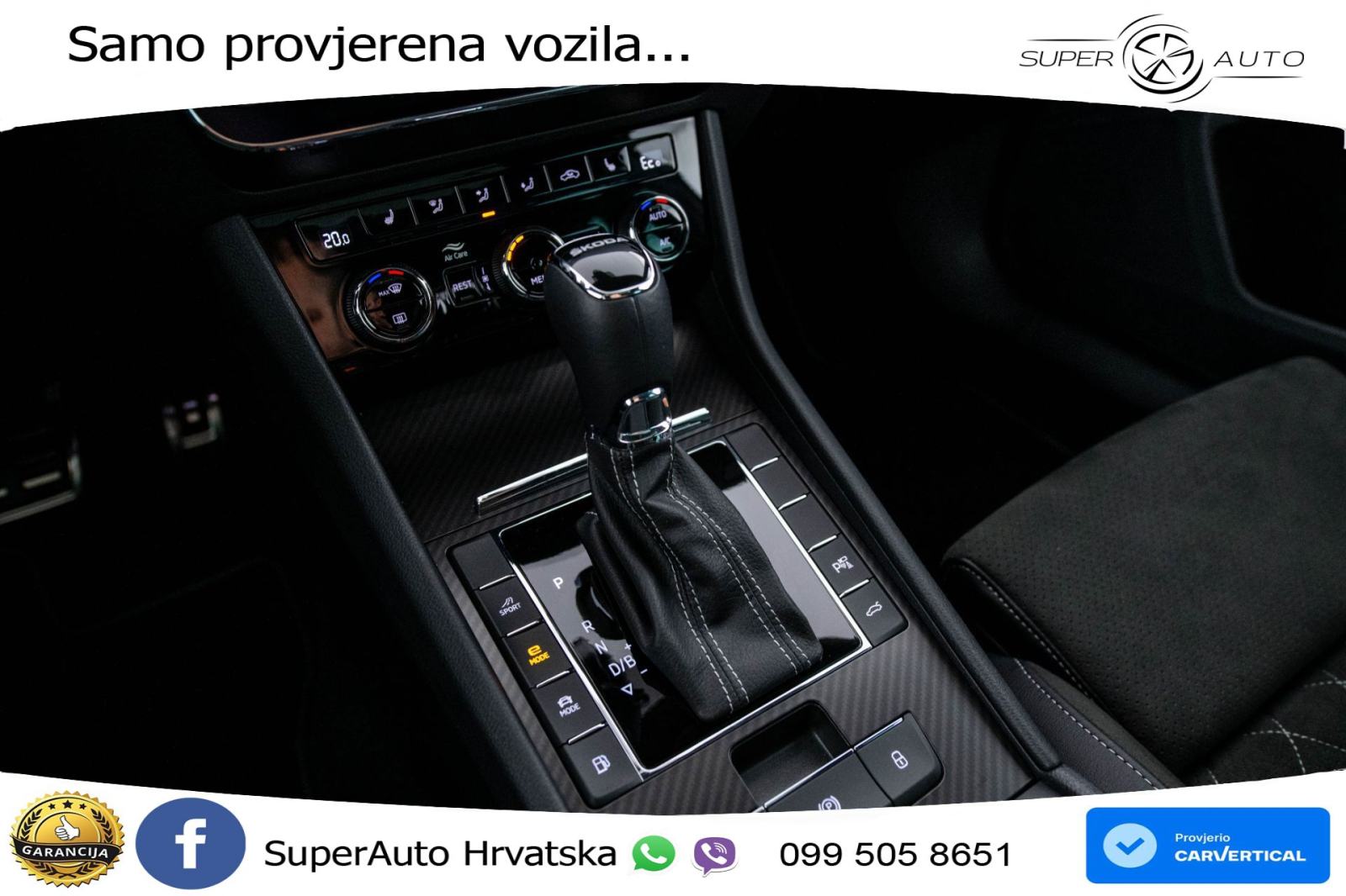 Škoda Superb 1.4 TSI DSG Sportline 218 KS, ACC+360+GR SJED+PANO+VIRT+N, fotografija 16