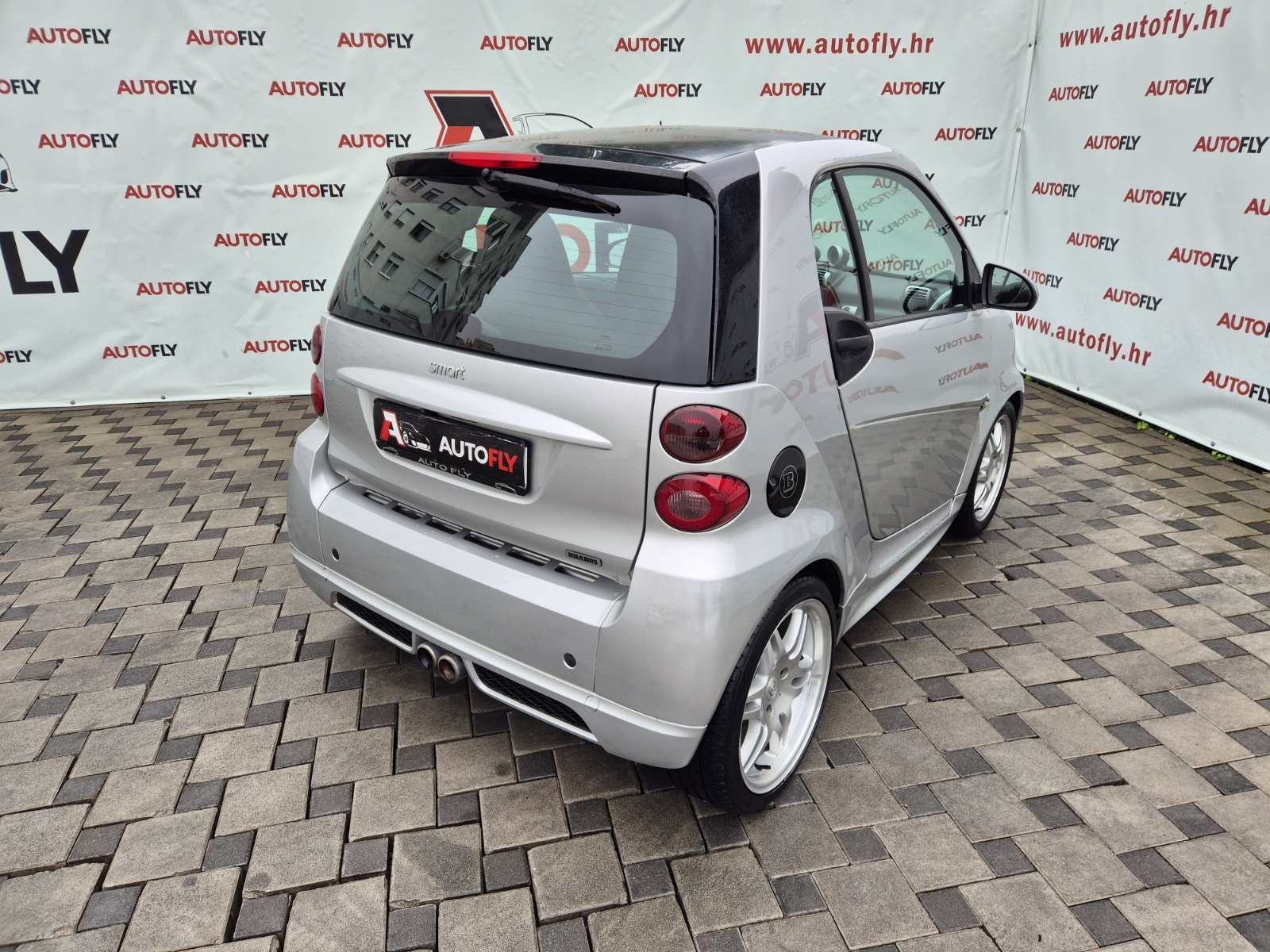 Smart fortwo coupe Brabus, HR auto, Stakleni krov, Koža, Navi, 17"alu, fotografija 8