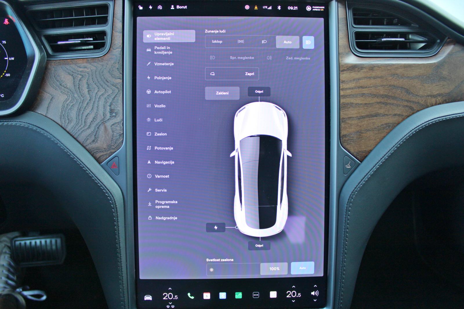 Tesla Model S 100D AWD Adapt.LED COCKPIT AutoPILOT KAMERA ALU 21, fotografija 12