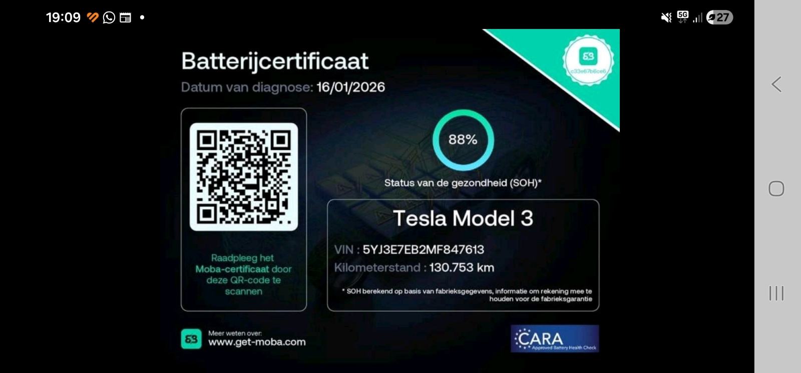 Tesla Model 3 Long range u pdv u Novi model 77kwh, fotografija 14