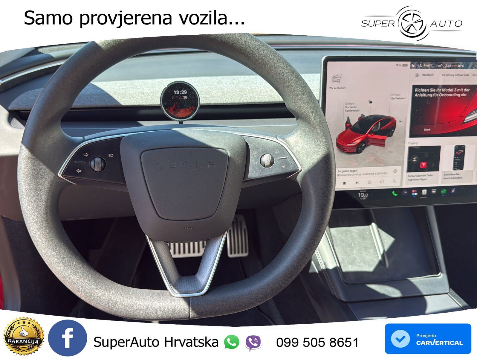 Tesla Model 3 Long Range AWD 476 KS, PANO+360+ACC+GR SJED+KEY+VIRT+LAN, fotografija 7