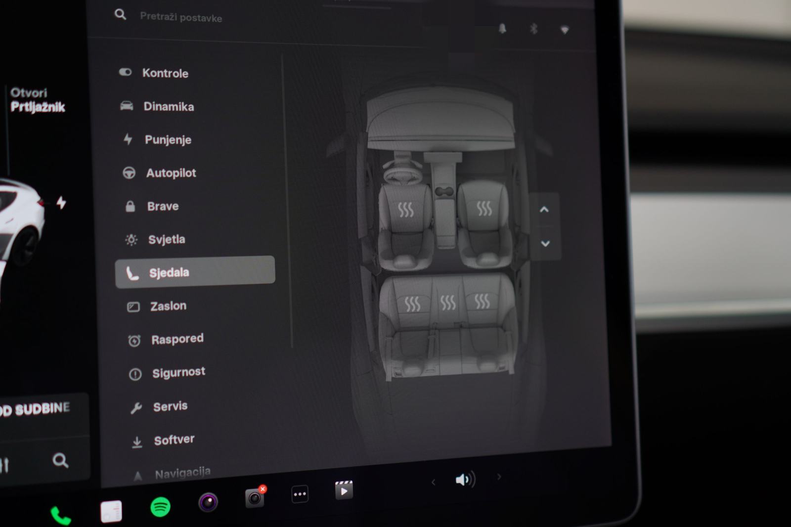 Tesla Model 3 Long Range Bijela unutrašnjost Jamstvo, fotografija 20